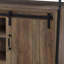Meuble télé 60 po avec portes de grange coulissantes