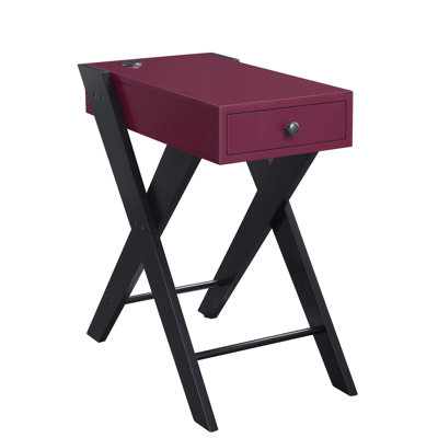 Table d'appoint avec port USB intégré
