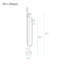 Robinet de baignoire autoportant Plaisir en chrome