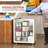 Freezer Organizer Bins With Foldable Handle, 4 Pack Stackable Freezer Baskets For 3.5-7 Cu.FT Deep Chest Freezer Organization, White