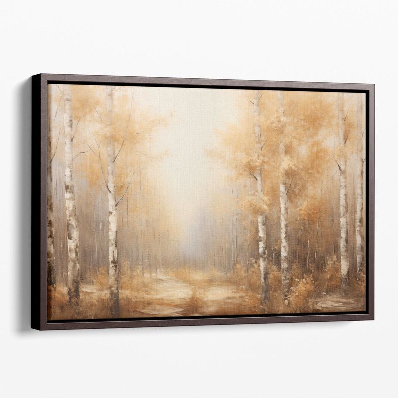 Reproduction d'art rustique aux bords rustiques de la nature, Toile tendue, H 40 po x l 60 po x P 1,25 po