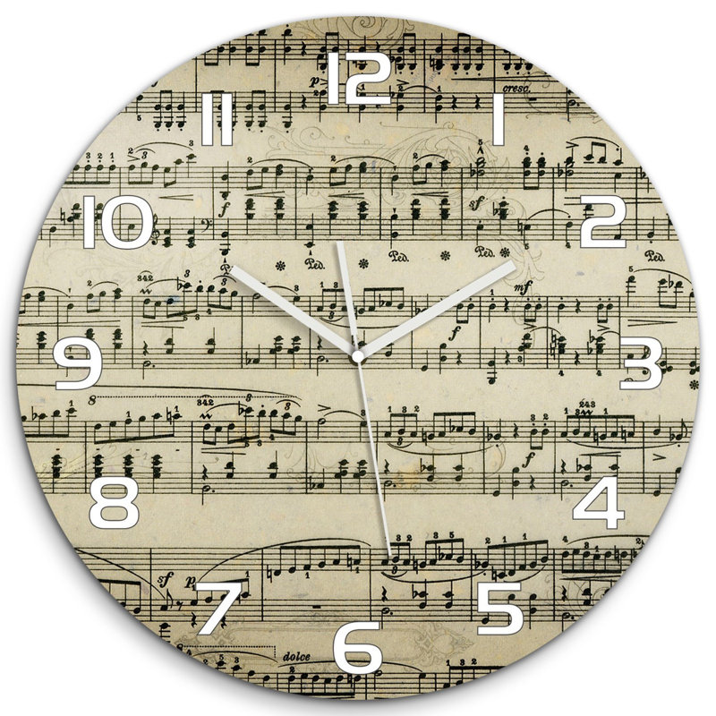 Jomarion Glass Wall Clock