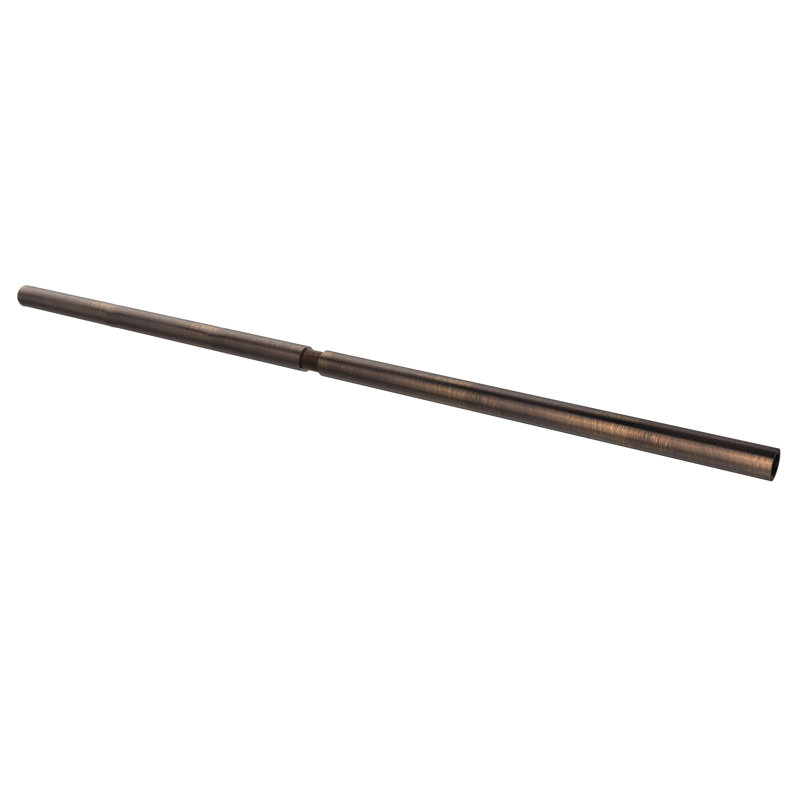 Tringle droite de rideau de douche Field Cut, l 72 po, Chrome poli
