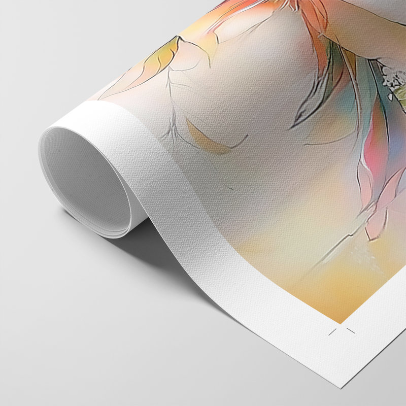 Série FLORAL DLxxviii - impression sur toile seulement - non encadrée, H 27 po x l 18 po
