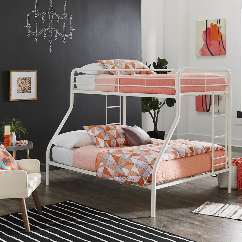 Inko Kids Twin Over Full Bunk Bed, White