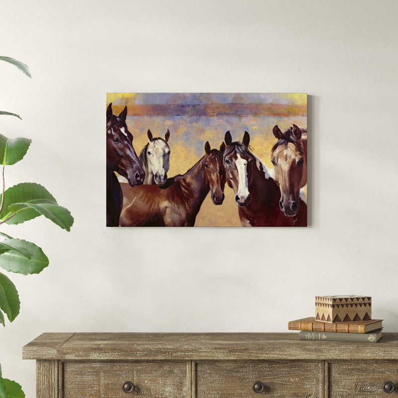 " The Boys " Painting Print, 20" H x 30" W x 1.25" D