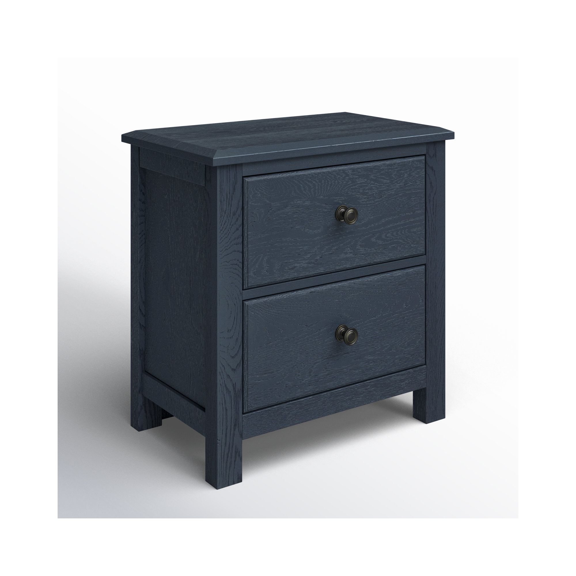Lewin 2-Drawer Nightstand, Indigo