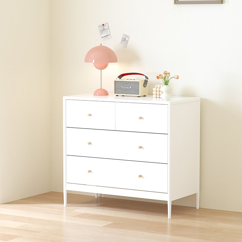 4-Drawer Kids Dresser, Wooden Storage Cabinet