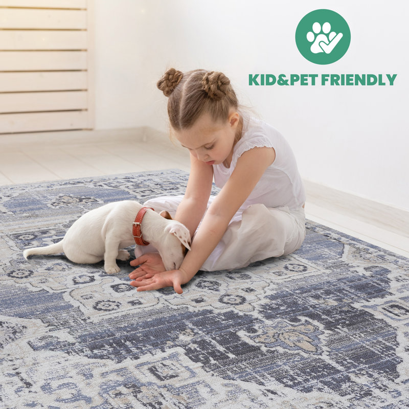 Collection 2X8 Medallion Runner Rug, Runner 2'2" x 8'