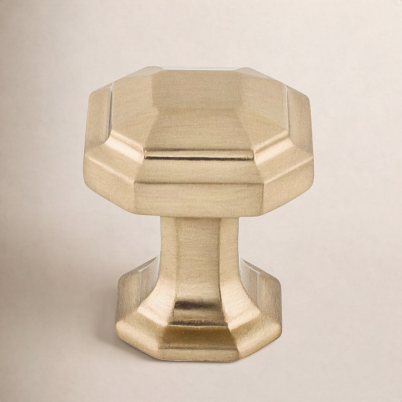 Emerald 1 1/8" Diameter Round Knob, Honey Bronze