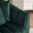 40.4"W Modern Swivel Accent Chair,Velvet Single Sofa Chair With Ottoman-828875379