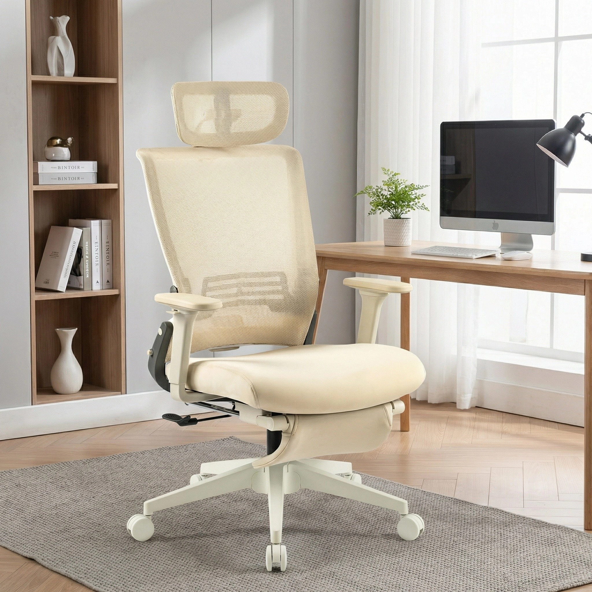 Inbox Zero Makenzie Ergonomic Office chair with Adjustable Armrest and Foldable Backrest,minimal assembly & Reviews | Wayfair