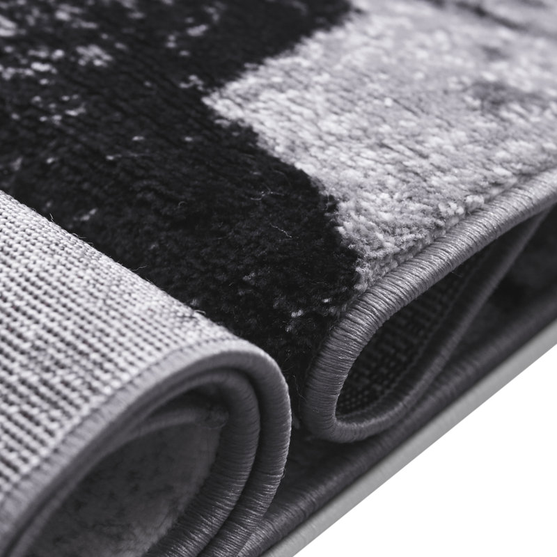 Boisey Abstract Area Rug, Rectangle 80 x 150cm