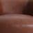  Top Grain Genuine Leather Swivel Barrel Chair-742201557