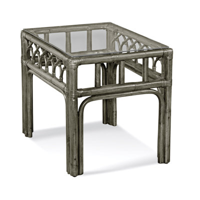 Edgewater Glass Top End Table