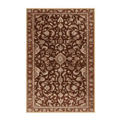 Machine Washable Persian Brown Area Rug