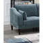 Magnifique fauteuil d'appoint rose avec coussins et pieds en bois-823577479-823577477