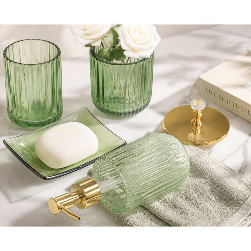 Ensembles d'accessoires de salle de bain en verre