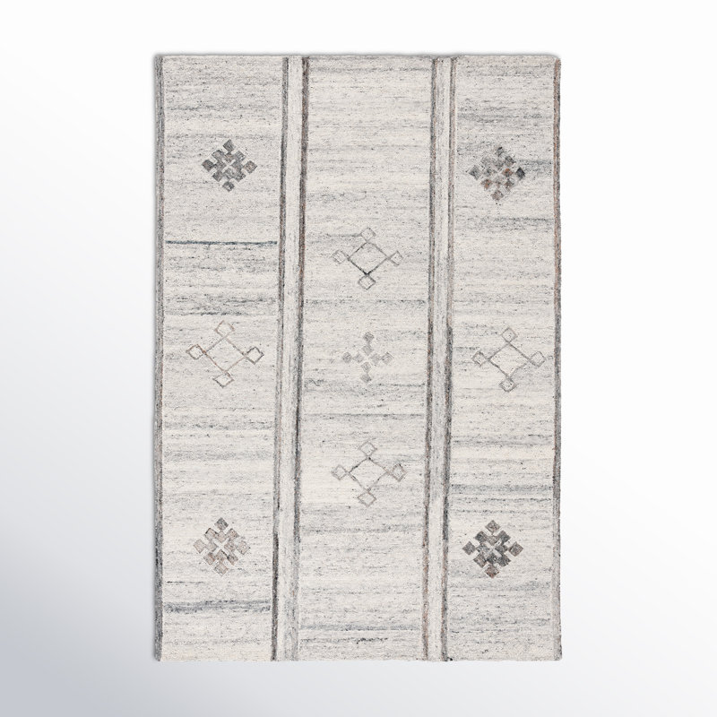 Jax Hand Tufted Geometric Indoor Rug, Rectangle 8' x 10'