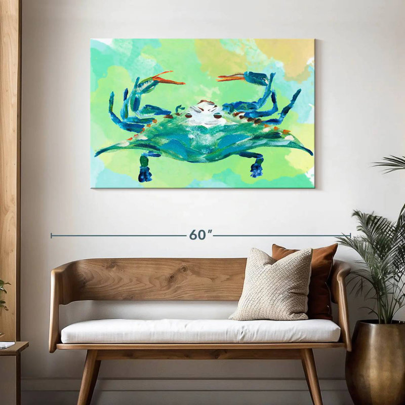 Créatures marines aquarelles I, H 30 po x l 45 po