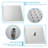 3-Function High-Pressure Rainfall Shower System, Tub Faucet Set