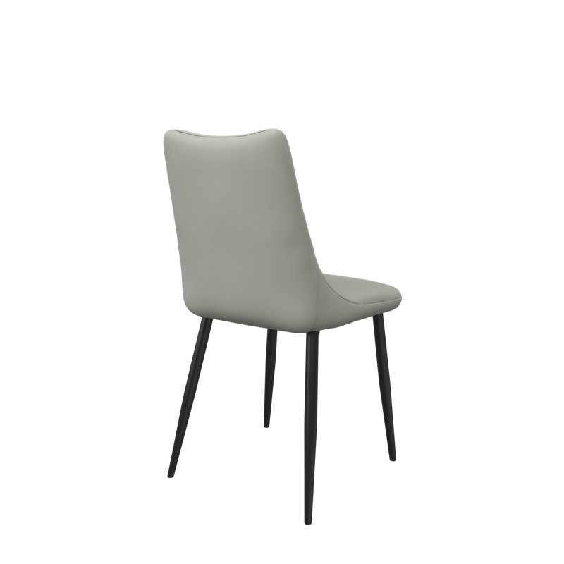 Bella Leather Dining Chair, Taupe
