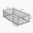 Grey Rubber Wood Watsons Floor Bed With High Fence Railings And Integrated Door-780284209-780284211