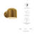 Modway Avenue 1-Light Wall Sconce-612829248