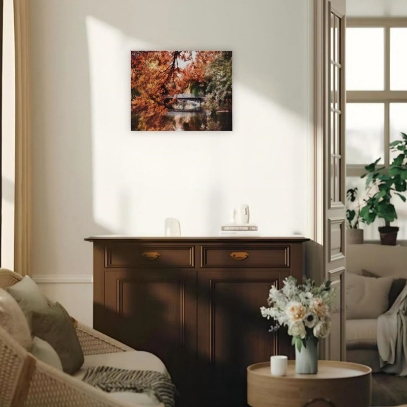 Art mural abstrait 24 "x 18"