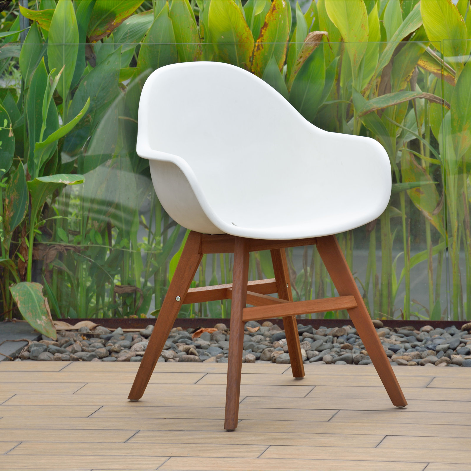 Rafael Patio Armchair, Brown
