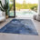 Bhola Washable Abstract Indoor / Outdoor Rug