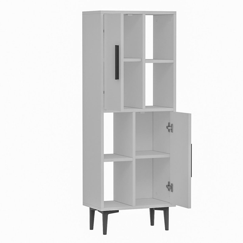 Armoire de rangement à 4 tablettes de 19,7 po de largeur Malven