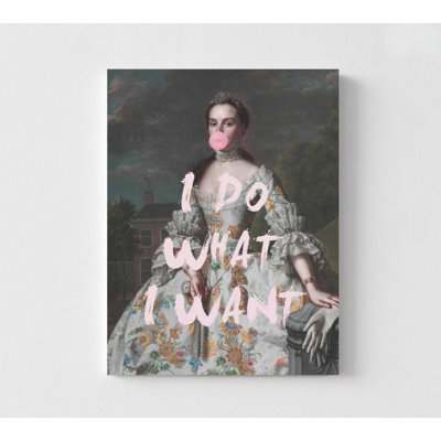 I Do What I Want – Modern Feminist Pop Art Print