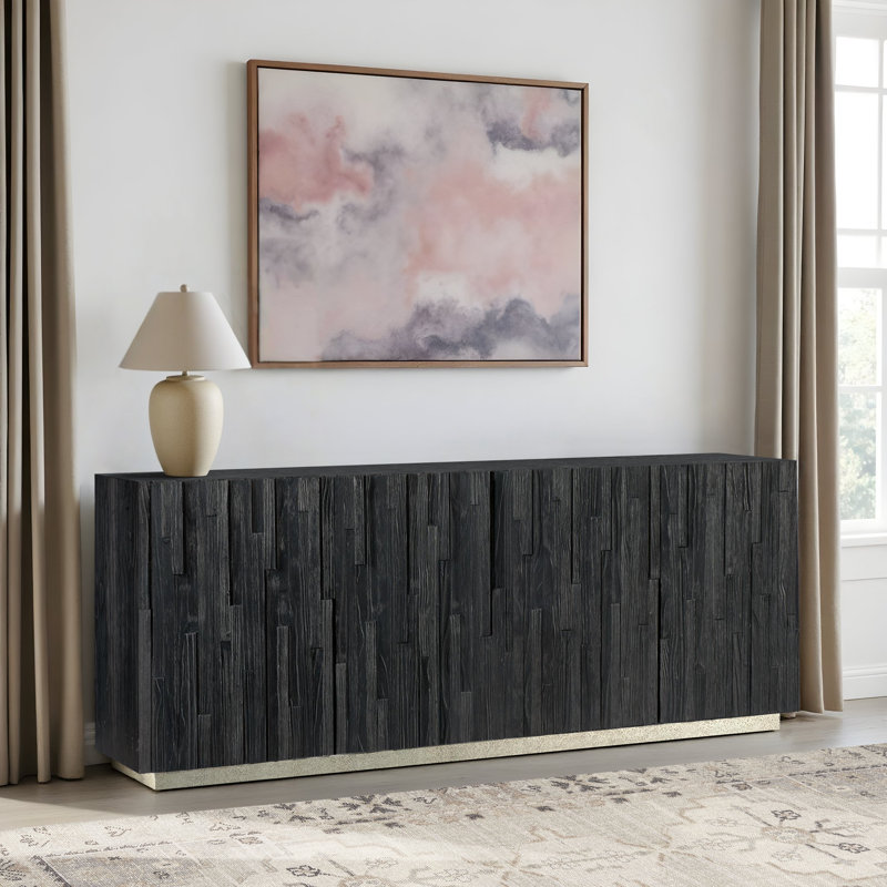 Console de divertissement Chapman Shou Sugi Ban