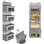 Wall Organizer with Wall Baskets-874833793