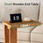 Solid Wood Pedestal End Table