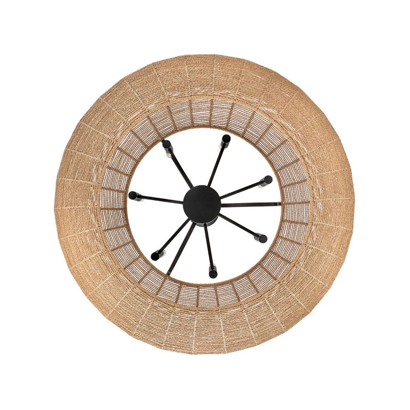 Ariza 5 - Light Chandelier, Black/Brown