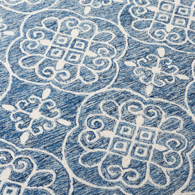 Lauren Ralph Lauren Hand Tufted Wool & Cotton Damask Rug