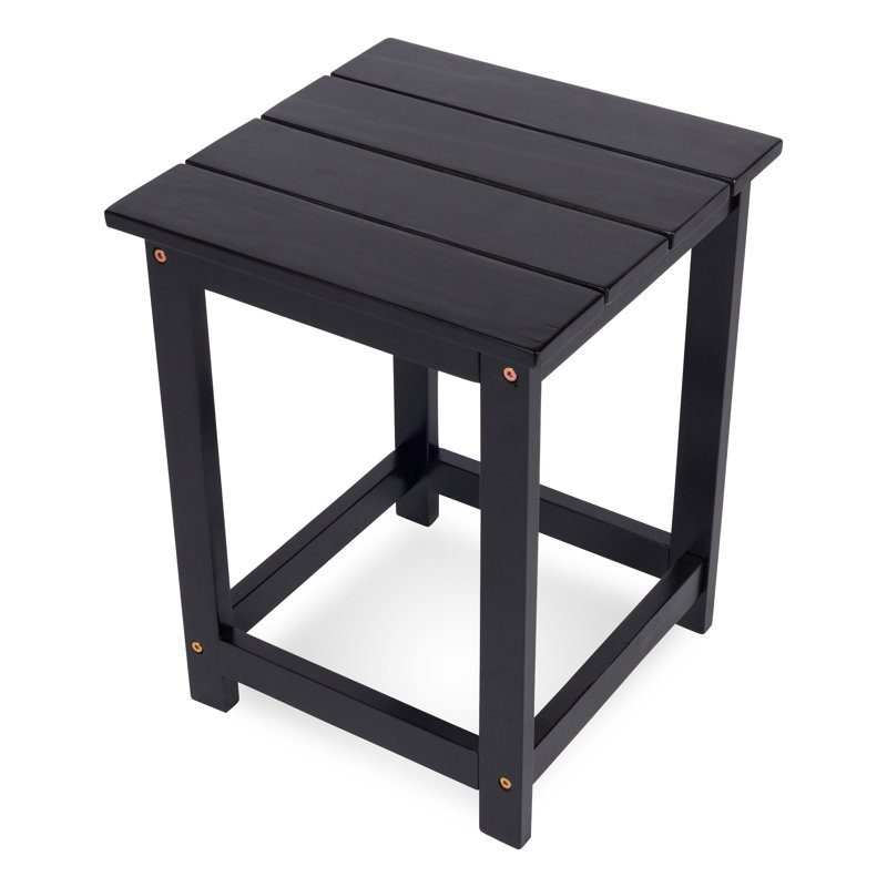 Table d'appoint d'extérieur Vermont, Noir