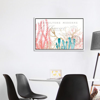 Coral Cove I 1 Piece Wall Art on Canvas