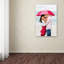 «Couple Under Umbrella» par Macneil Studio, reproduction sur toile-21937767