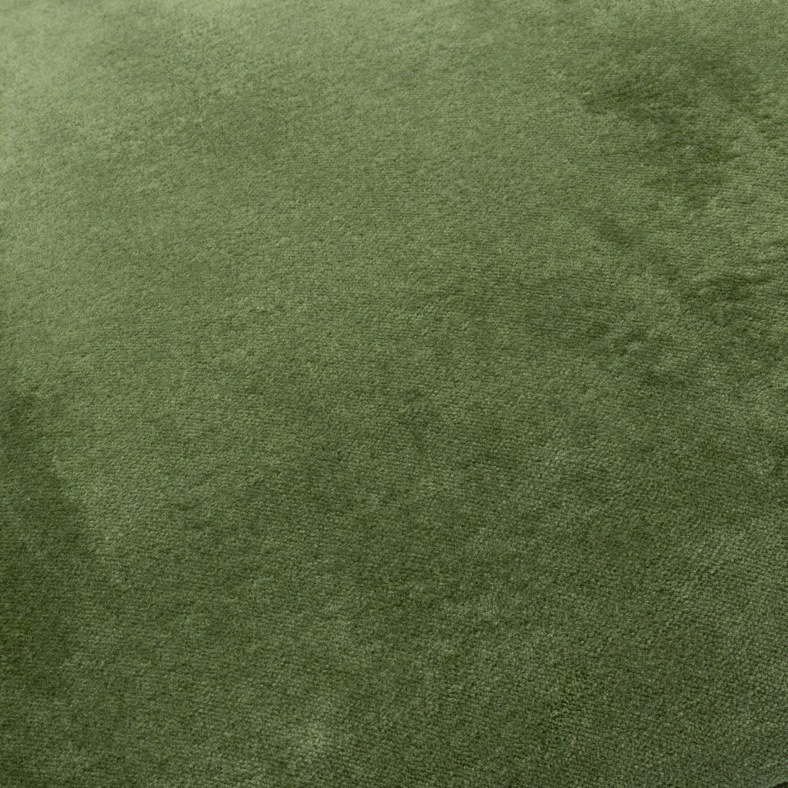 Cotton Lumbar Throw Pillow, 13" x 20", Down, Green