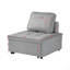 Canapé-lit convertible, canapé-lit simple en tissu de velours moderne, canapé-lit avec 1 coussin de dossier et dossier amovible, canapé-lit inclinable confortable pour le bureau et le salon-1062037268