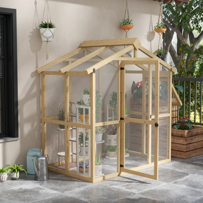 77.5" W x 47.25" D Greenhouse