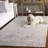 Abstract 175 Hand Tufted Wool; Cotton No Pattern Rug in Grey/Ivory-1306112909