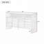 Console 60 po avec 3 tiroirs et tablette ouverte-519656754