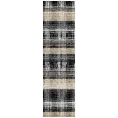 Machine Washable Indoor/Outdoor Chantille ACN2530 Stripes Rug