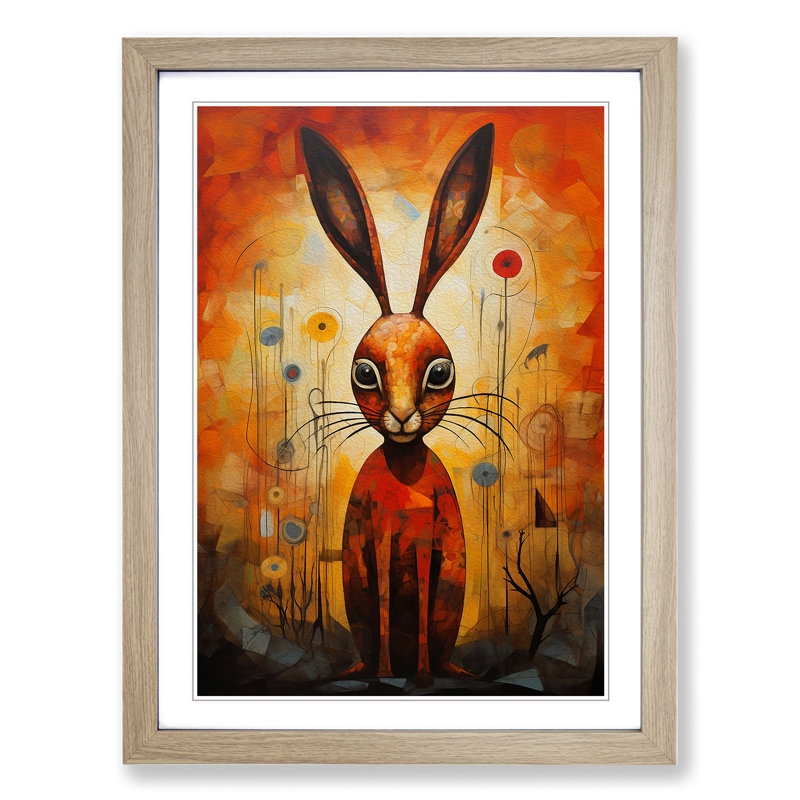 Hare Orphism Art - Framed Print