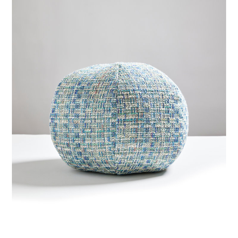 Woodland Estate Circular Pillow Cover & Insert, Cornflower