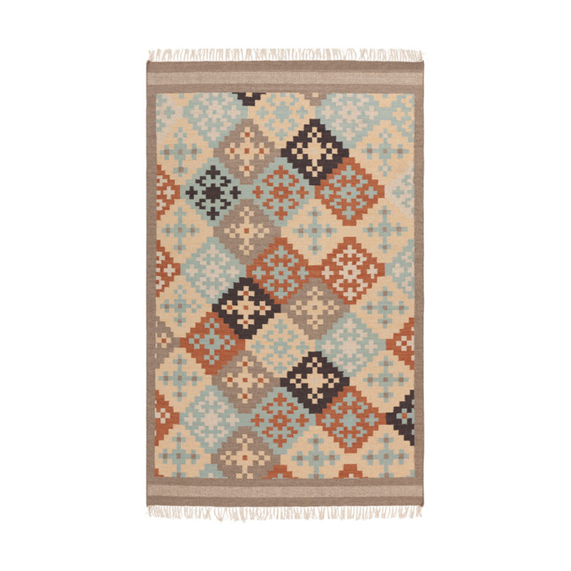Wellsville Wool Geometric Indoor Rug, Rectangle 8' x 11'